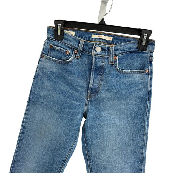 Levi's Blue These Dreams Wedgie Icon Fit Jeans - Picture 4 of 11